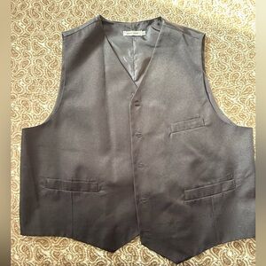 Pierre Cardin Charcoal Satin Vest